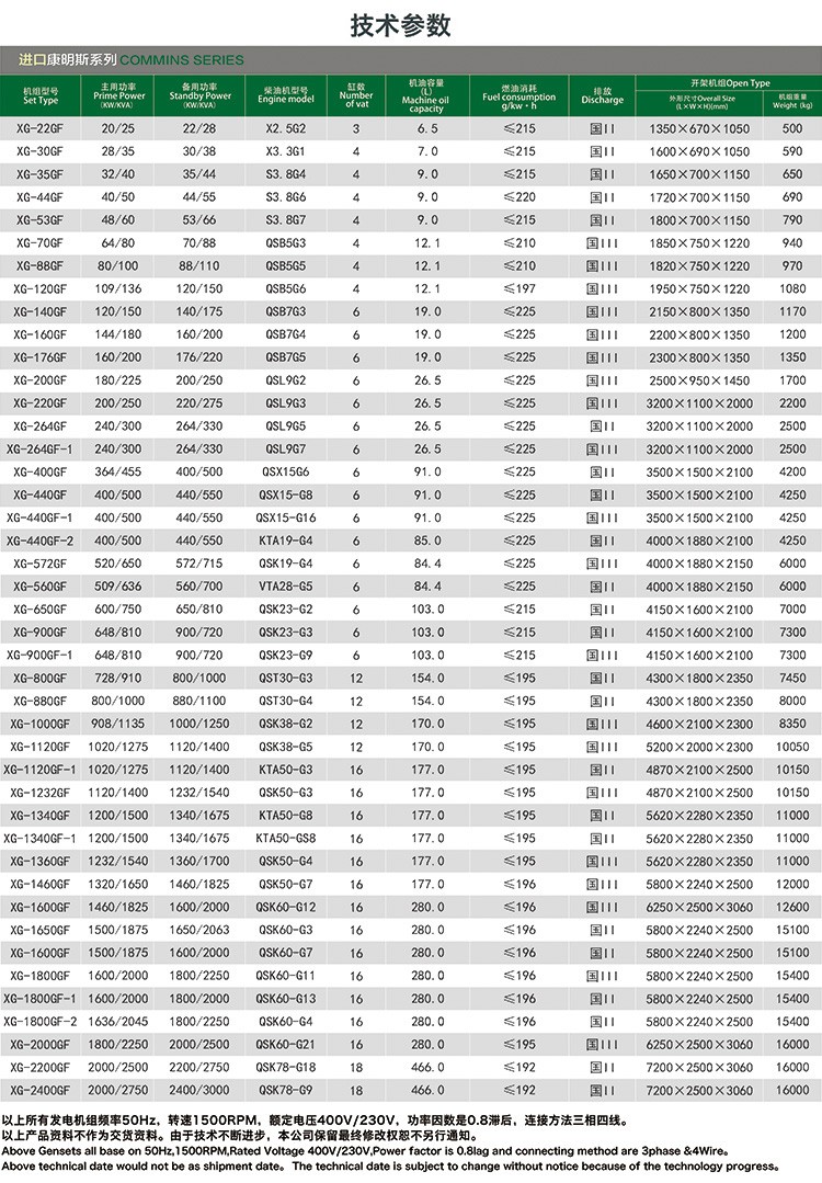 75kw康明斯发电机组