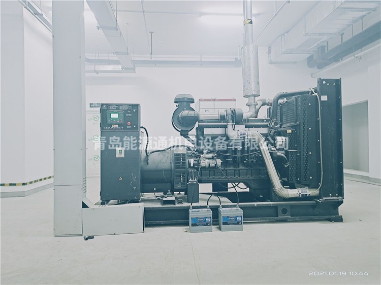 250KW上柴股份发电机组山东省青岛市黄岛区五台山路小学交付验收