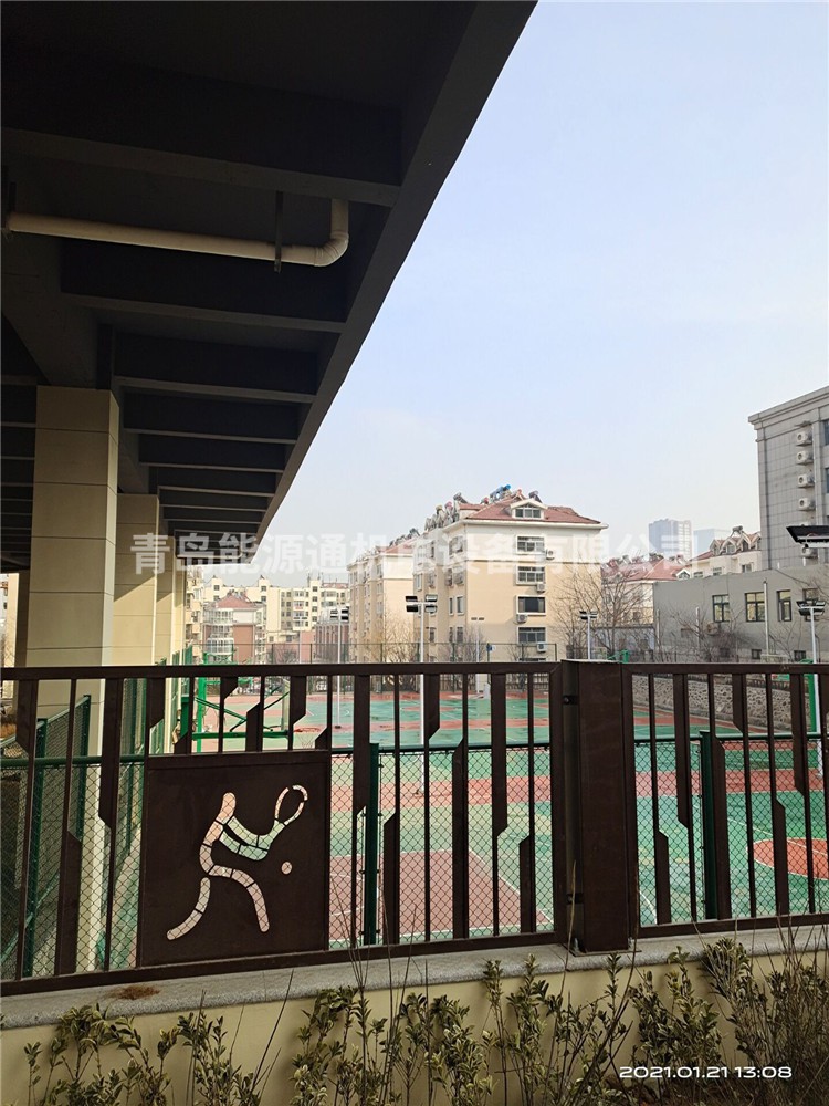 400KW上柴股份发电机组山东省青岛市黄岛区太行山中学调试验收交付学校使用