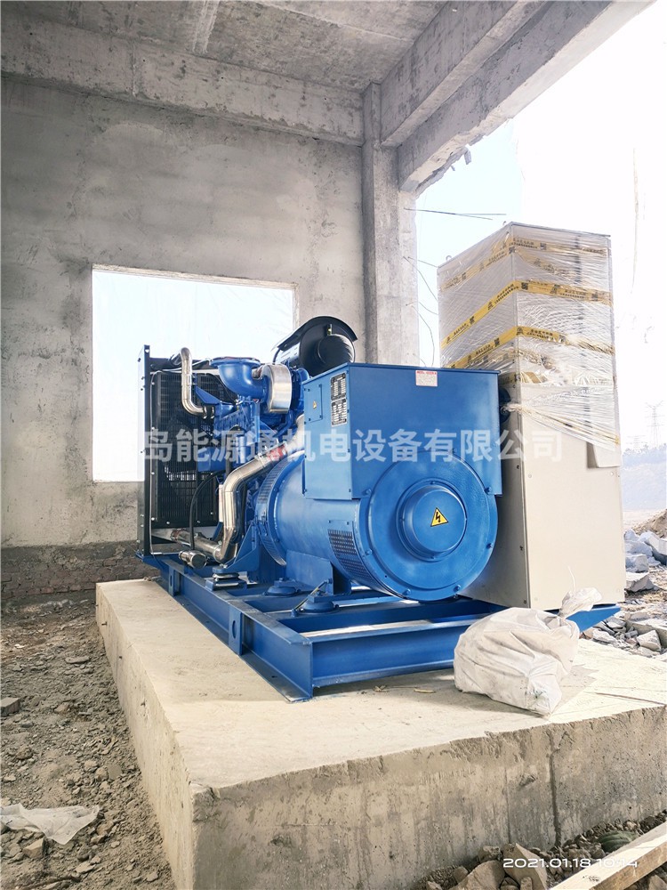 500KW玉柴发电机组交付山东省青岛市黄岛区海王纸业股份有限公司使用现场